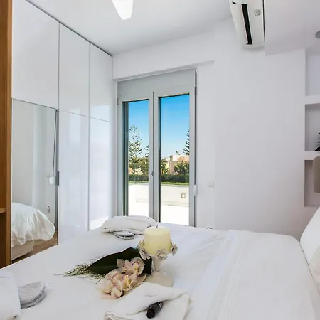 Villa Sensational Rethymno Akaza 2 Bedrooms Front Private Outdoor Swimming Pool And Hot Tub