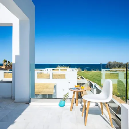 Sensational Rethymno Akaza 2 Bedrooms Front Private Outdoor Swimming Pool And Hot Tub Pigianos Kampos (Crete)