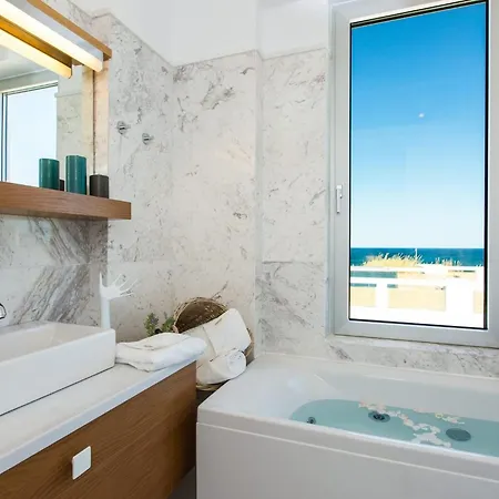 Sensational Rethymno Akaza 2 Bedrooms Front Private Outdoor Swimming Pool And Hot Tub Villa Pigianos Kampos (Crete)